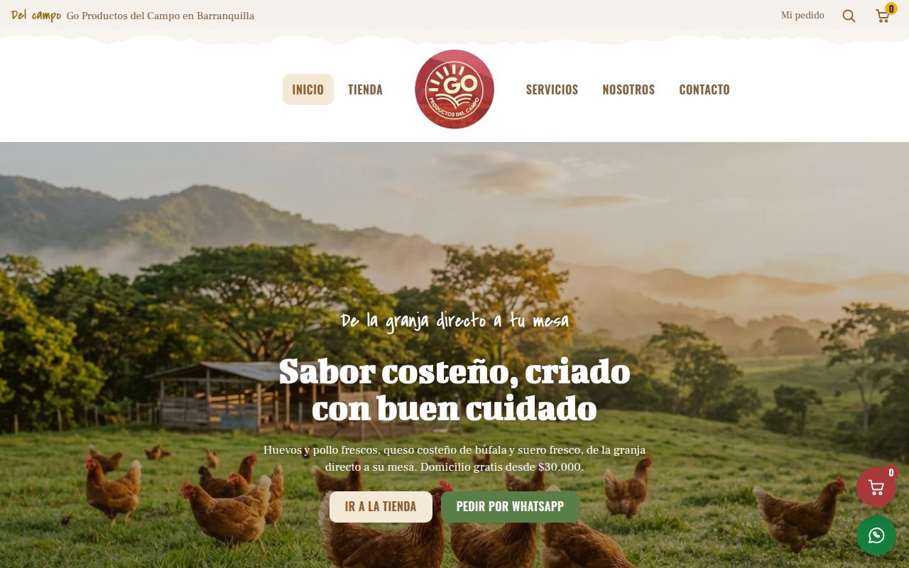 Vista previa del diseño Granja
