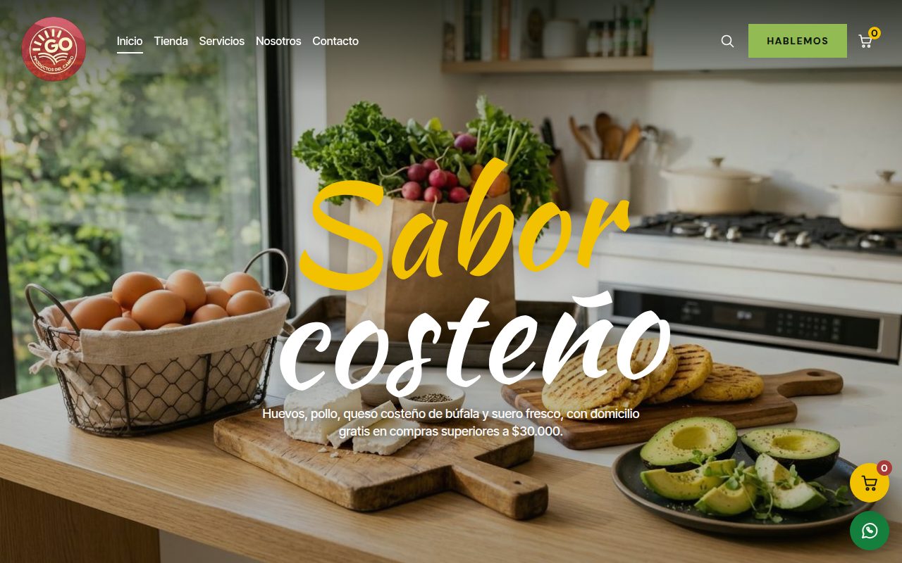 Vista previa del diseño Directo